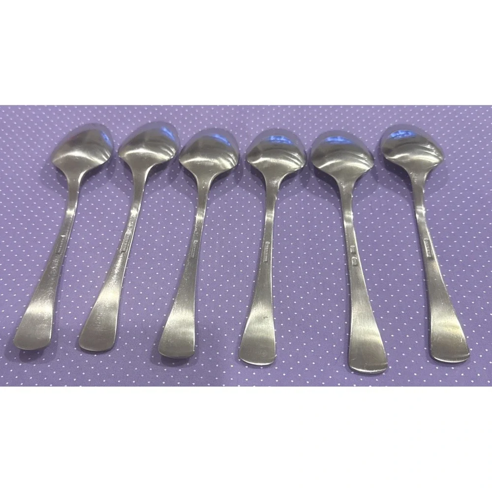 Dalia Royal Royale Spain Soup Spoons Spoon Stainless Steel Flatware Set Of 6‎